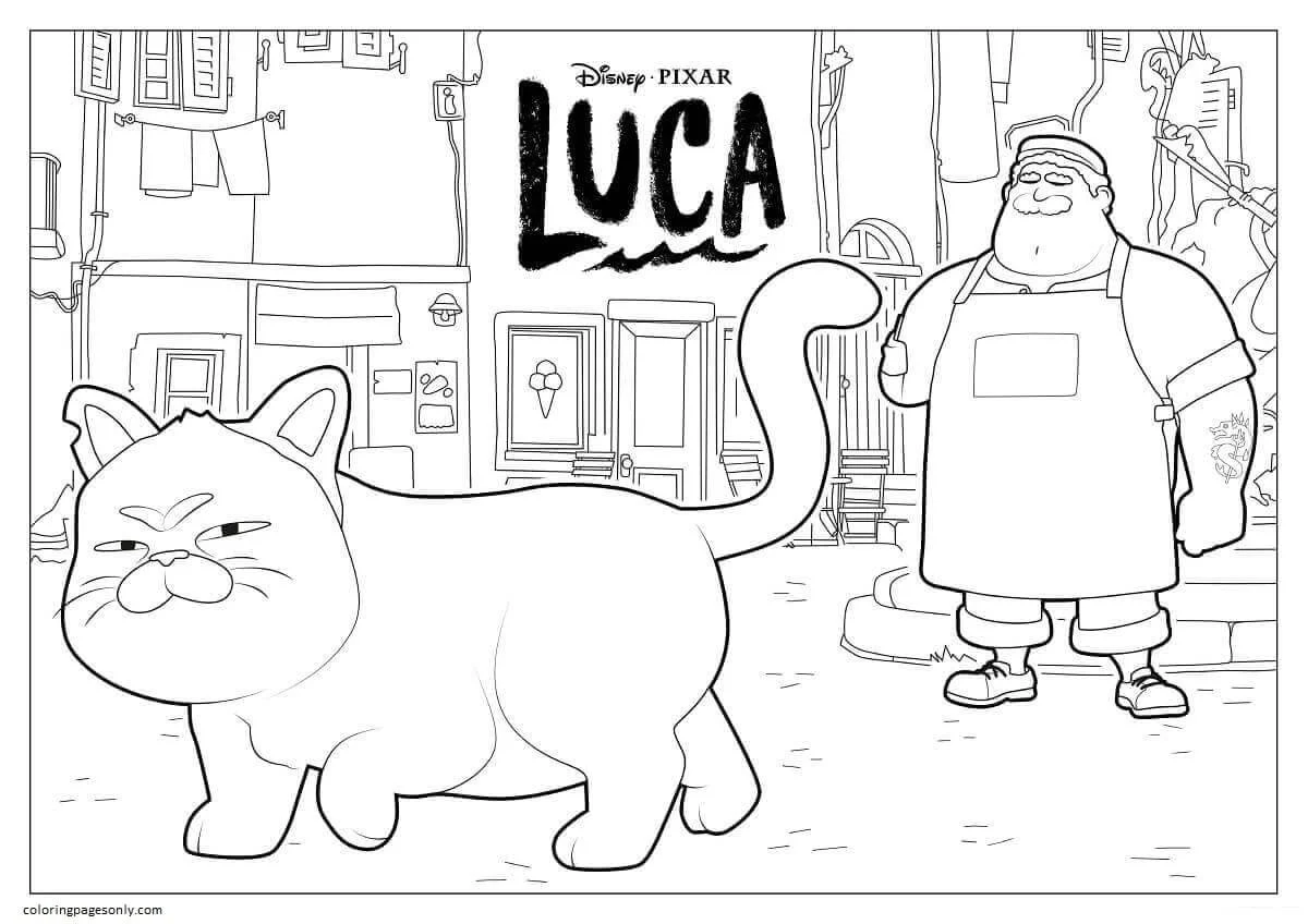 Luca Coloring Pages 21