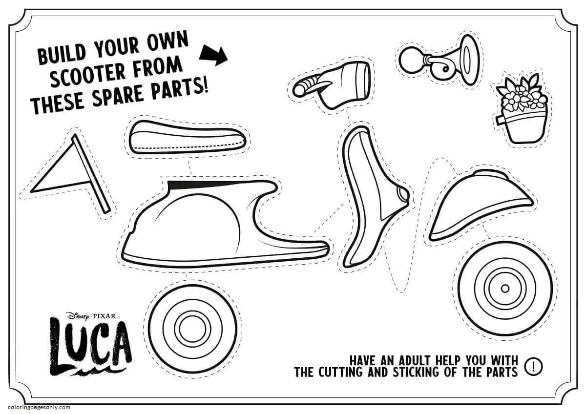 Luca Coloring Pages 24