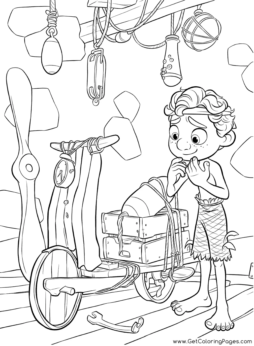 Luca Coloring Pages 37