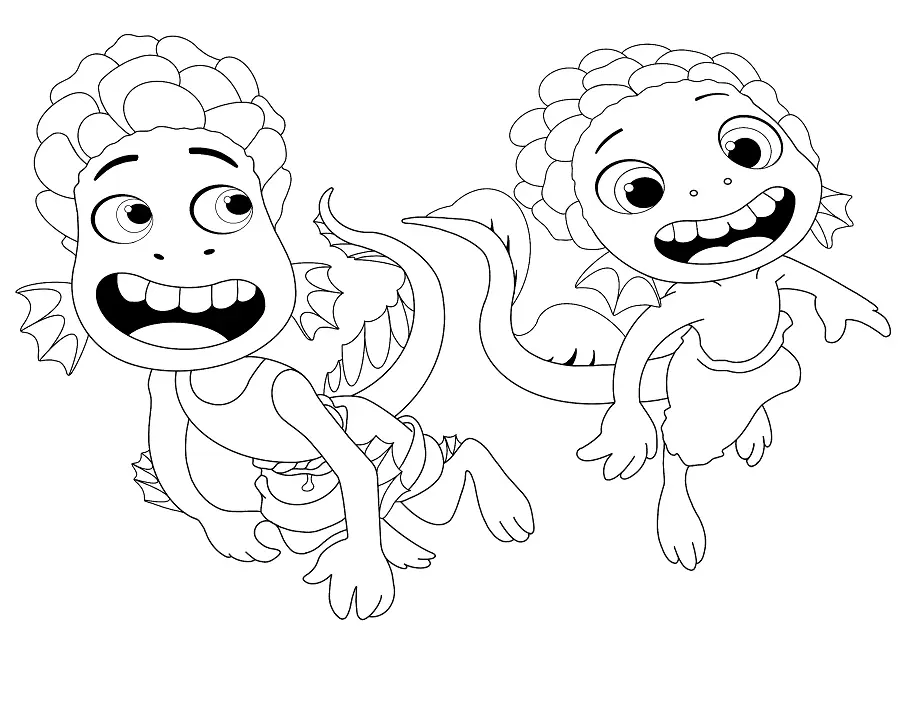 Luca Coloring Pages 40