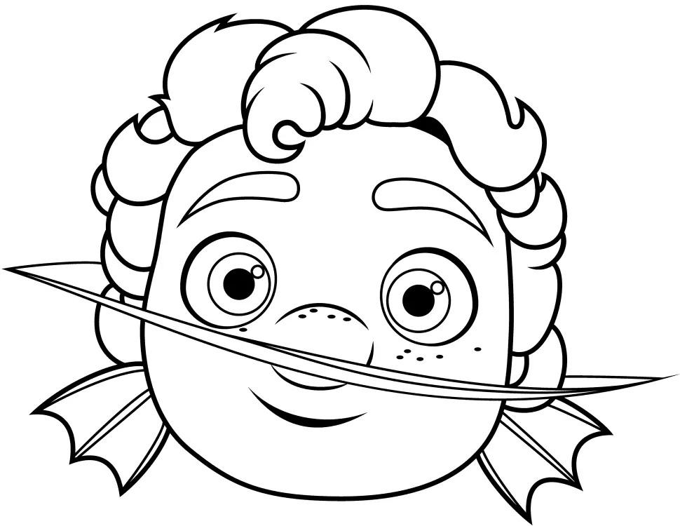 Luca Coloring Pages 42
