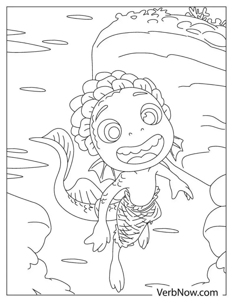 Luca Coloring Pages 43