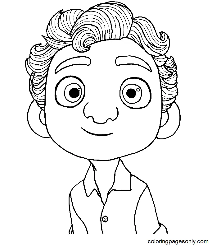 Luca Coloring Pages 44