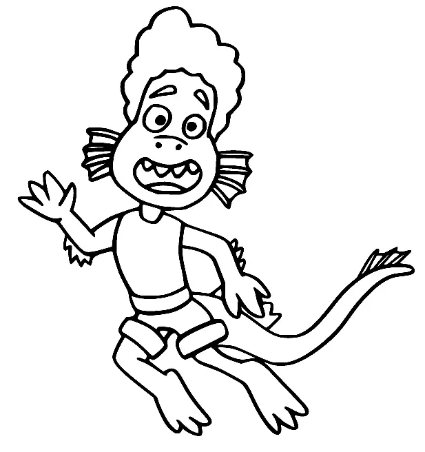Desenhos de Luca Para Colorir 46