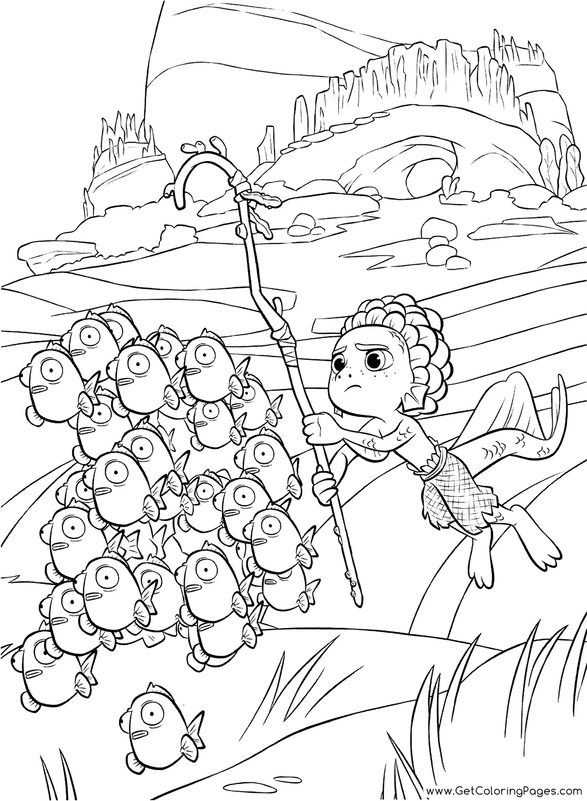 Luca Coloring Pages 60