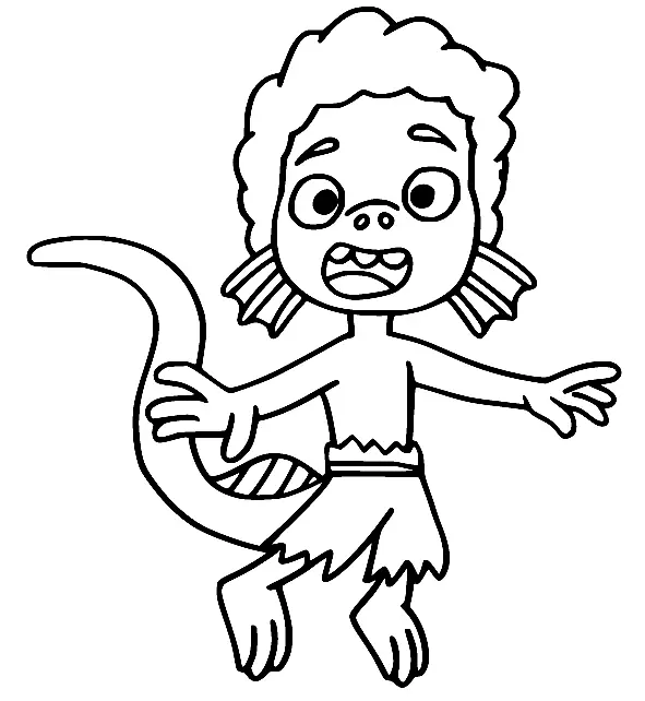 Luca Coloring Pages 67