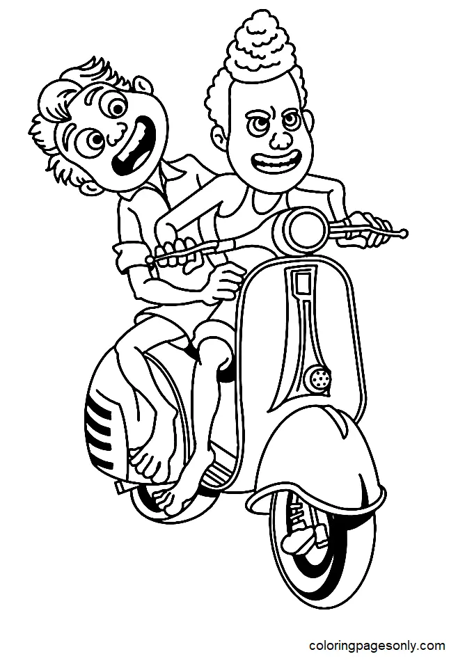 Luca Coloring Pages 68