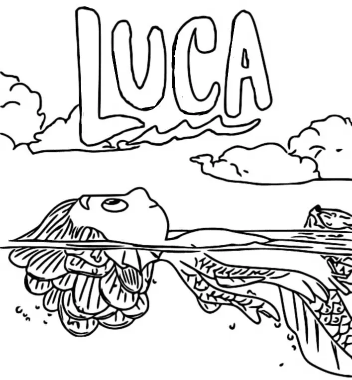 Luca Coloring Pages 70