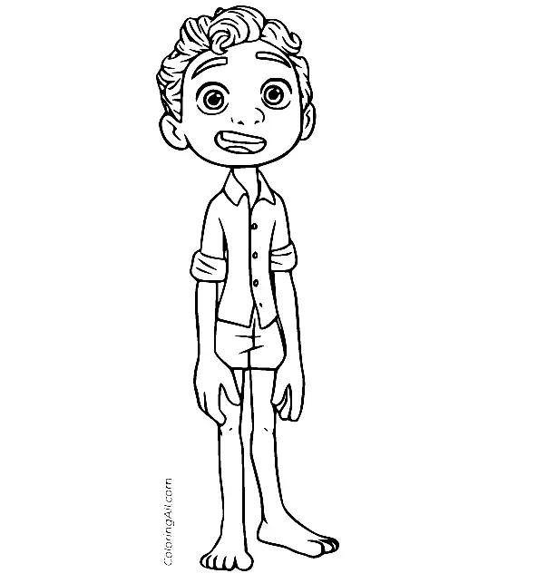 Luca Coloring Pages 73