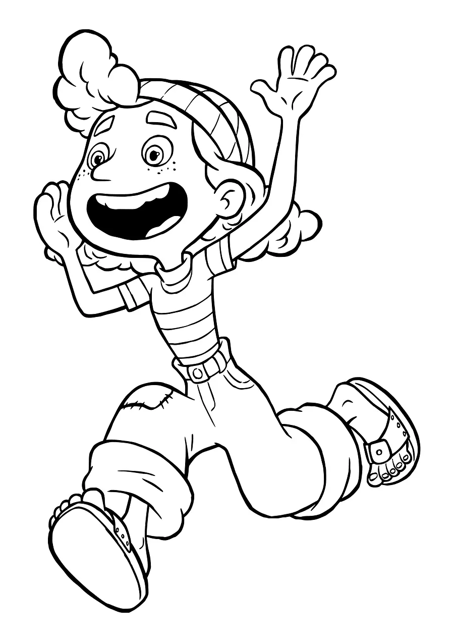 Desenhos de Luca Para Colorir 92