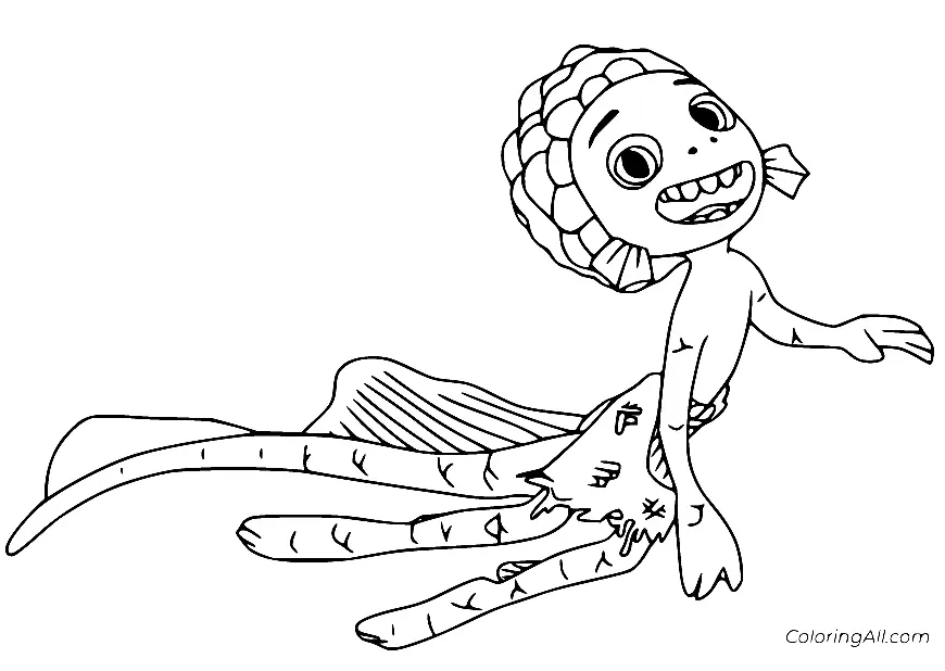 Luca Coloring Pages 95