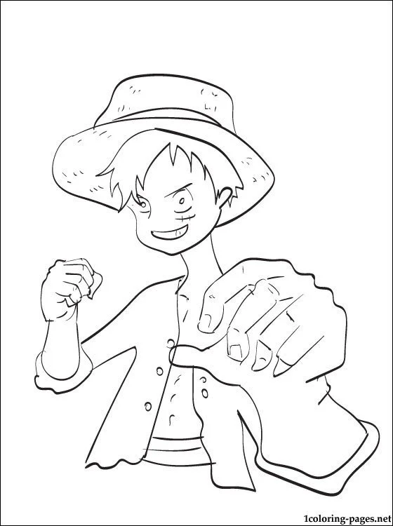 Luffy Ausmalbilder 8