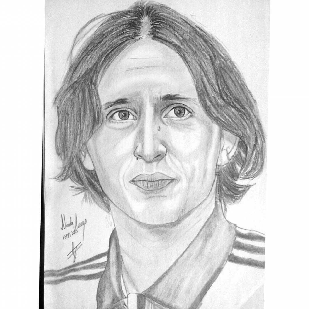 Luka Modric Coloring Pages