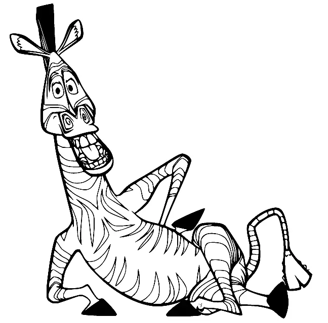 Madagaskar Ausmalbilder 13