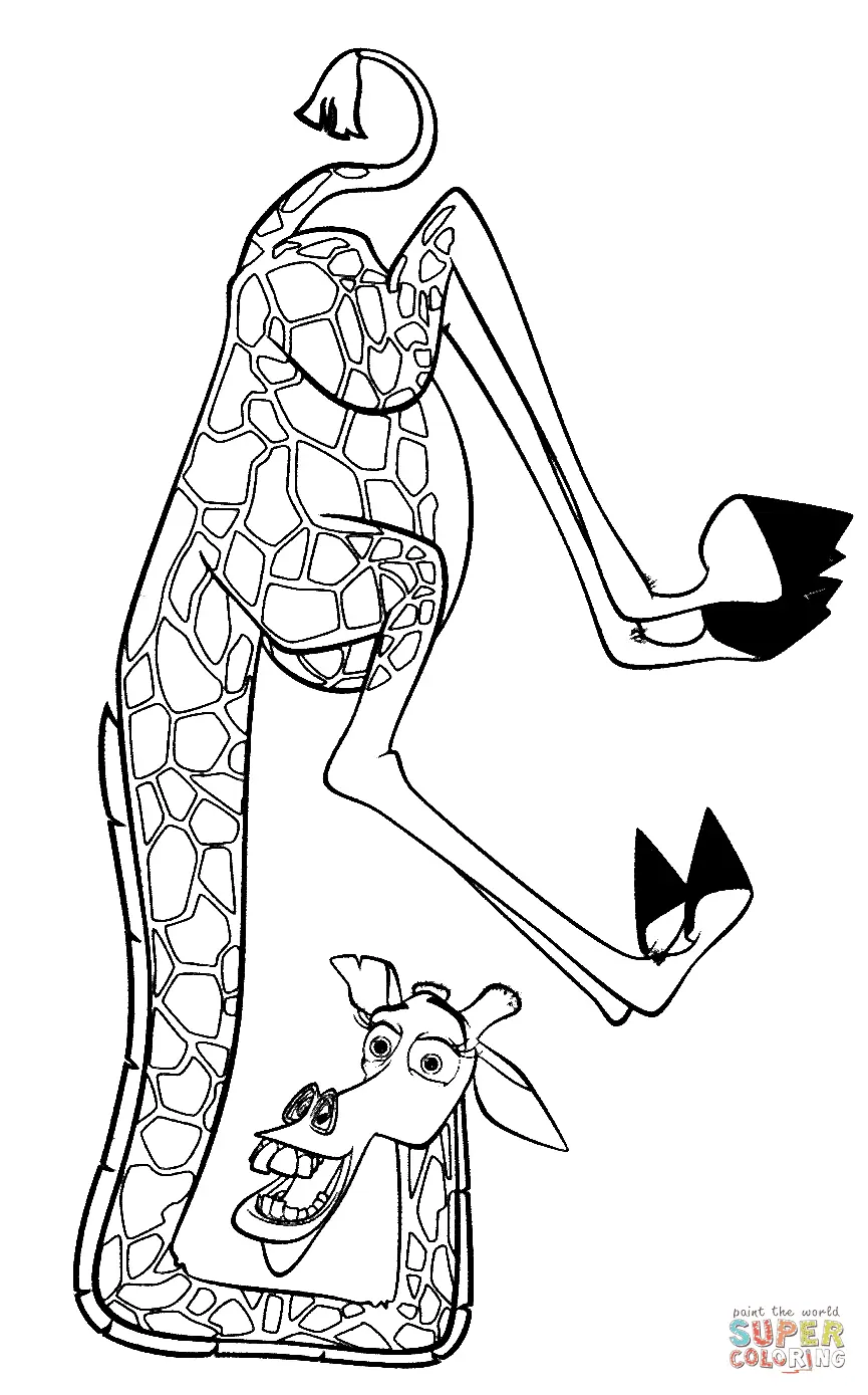 Madagaskar Ausmalbilder 16