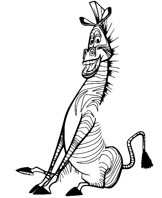 Madagaskar Ausmalbilder 32