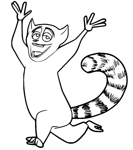 Madagaskar Ausmalbilder 39