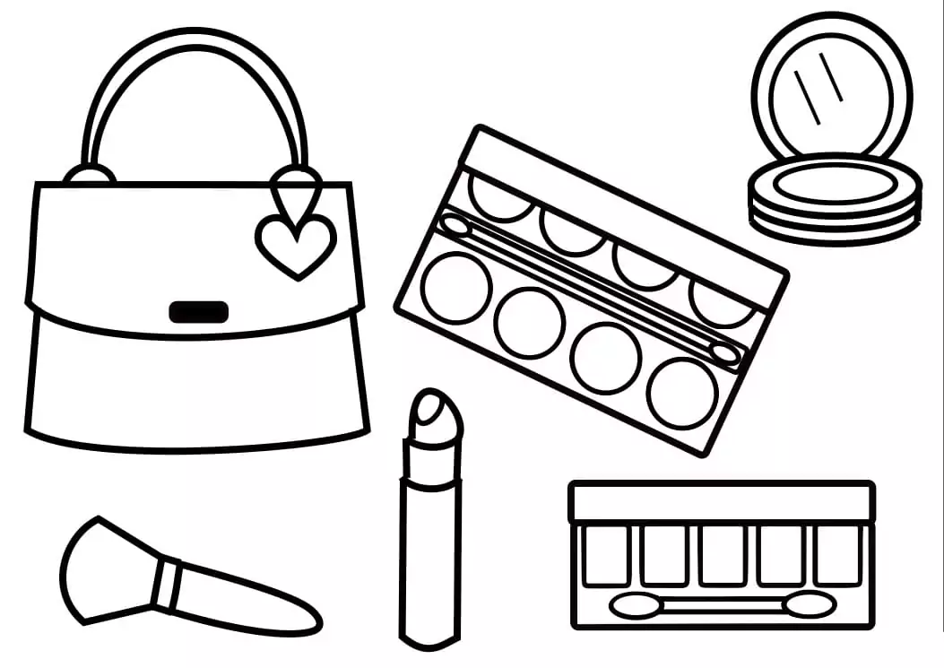 Makeup Ausmalbilder 21