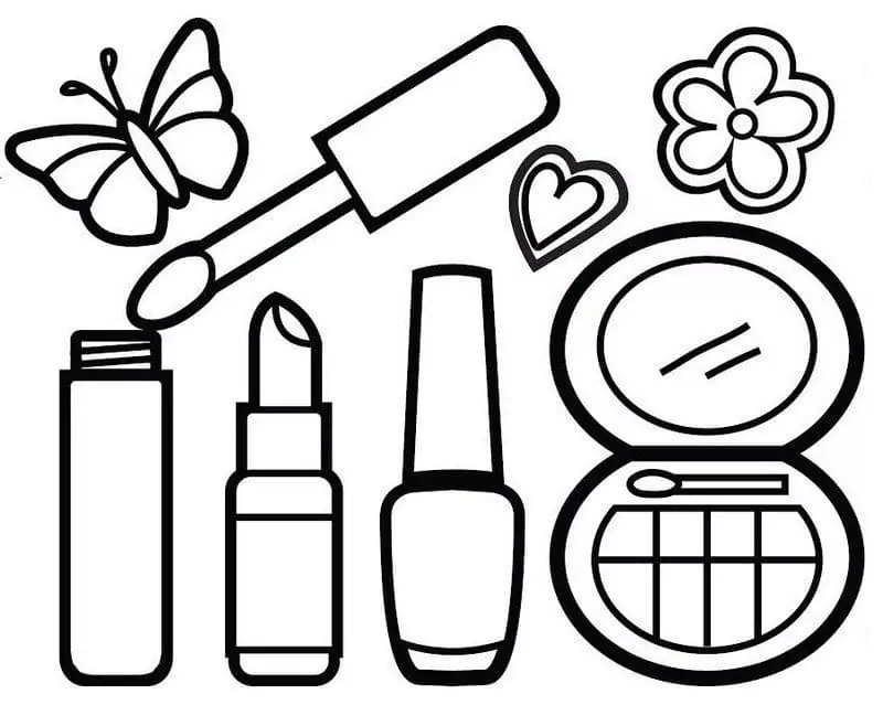 Makeup Ausmalbilder 24