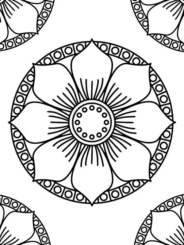 Mandala Para Ninos Para Colorear 5