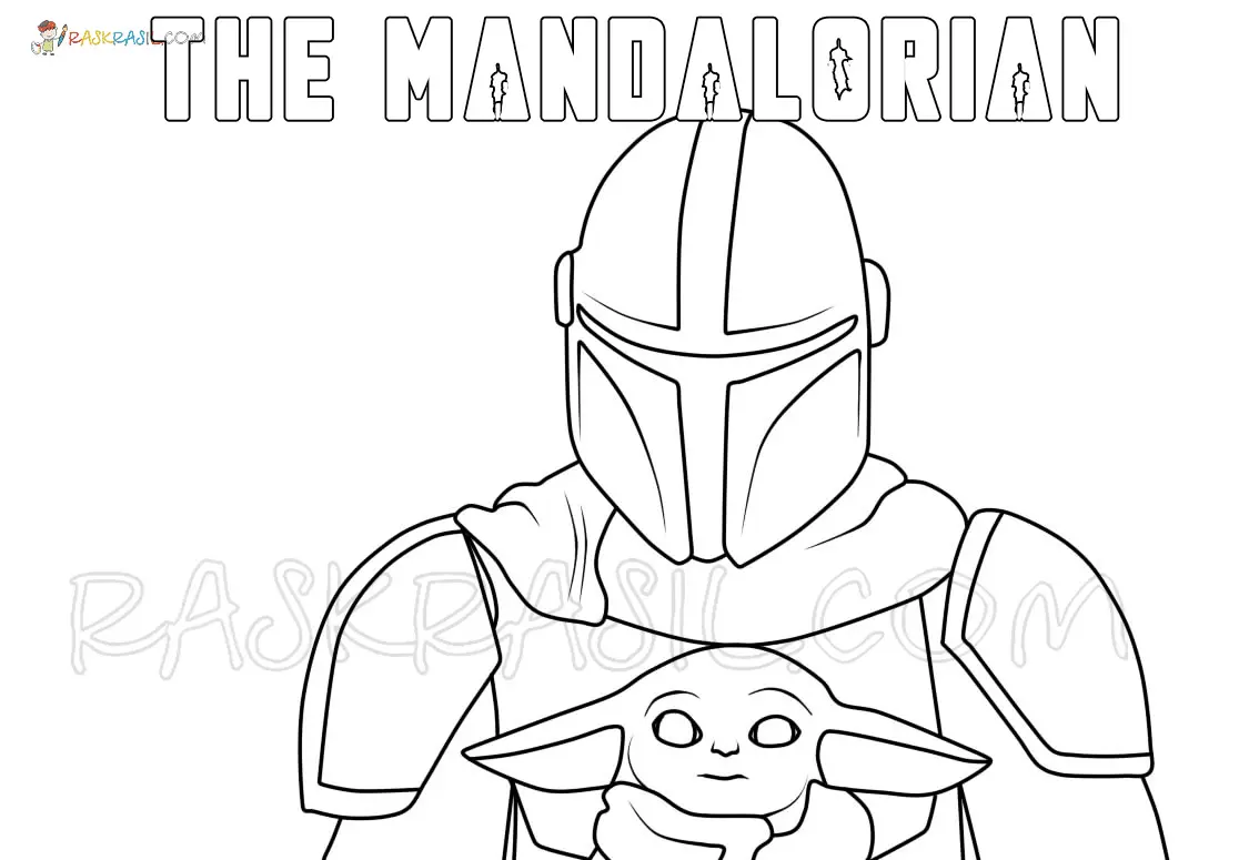 Mandalorian Ausmalbilder 15
