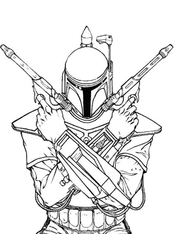 Mandalorian Ausmalbilder 18