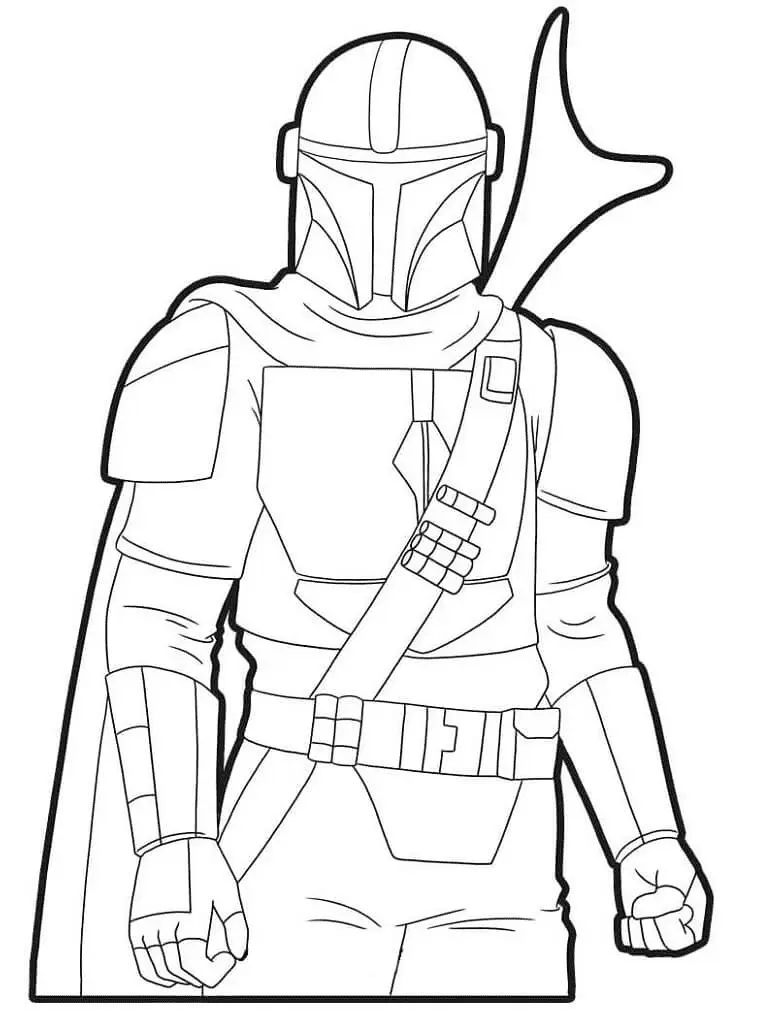 Mandalorian Ausmalbilder 23