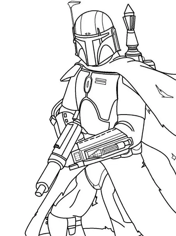 Mandalorian Ausmalbilder 25