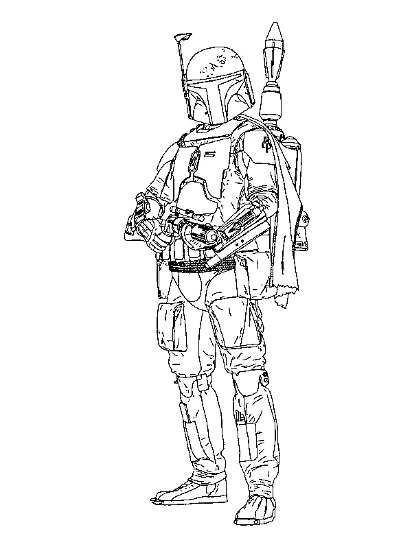 Mandalorian Ausmalbilder 28