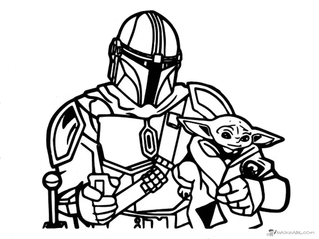 Mandalorian Ausmalbilder 33