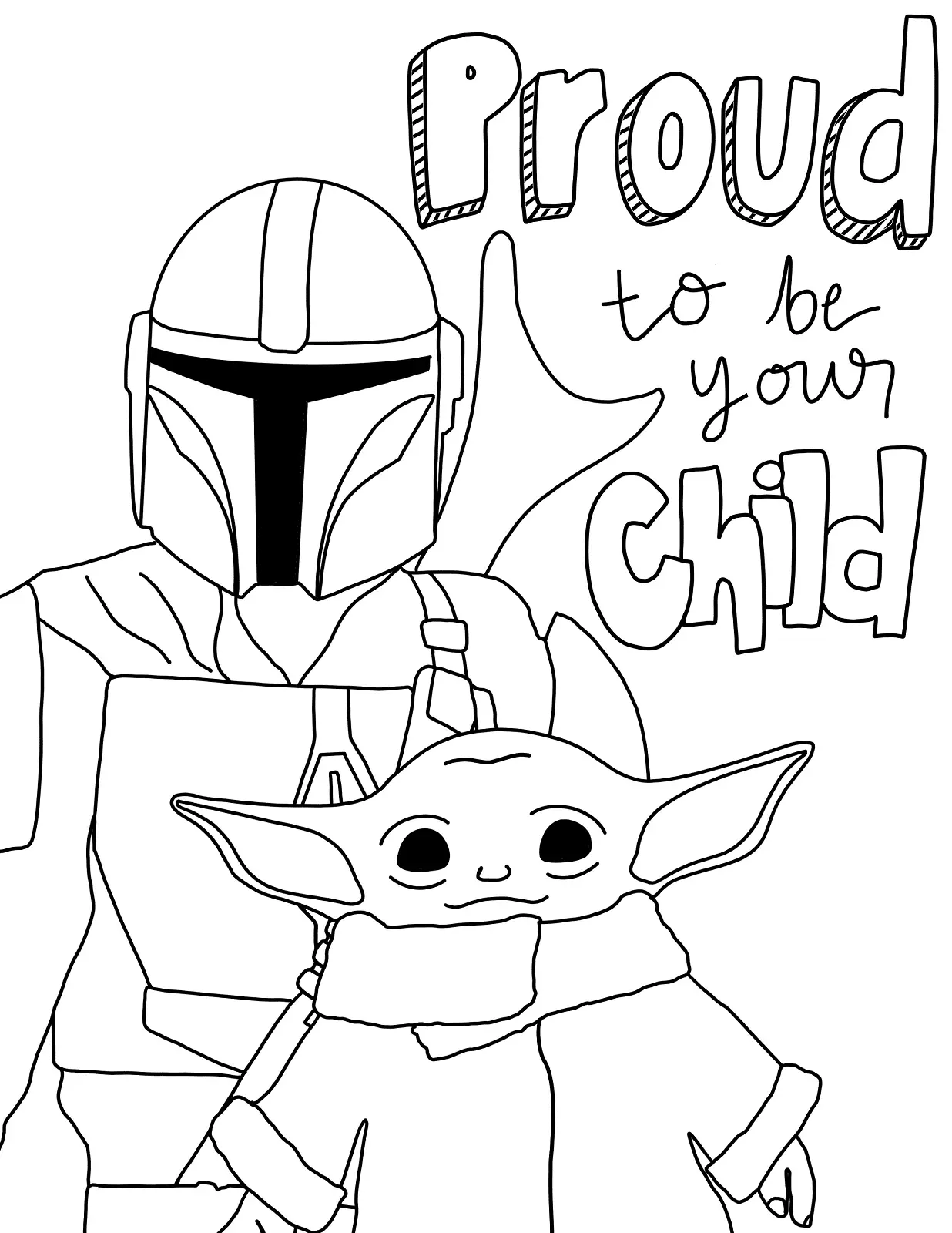 Mandalorian Ausmalbilder 37