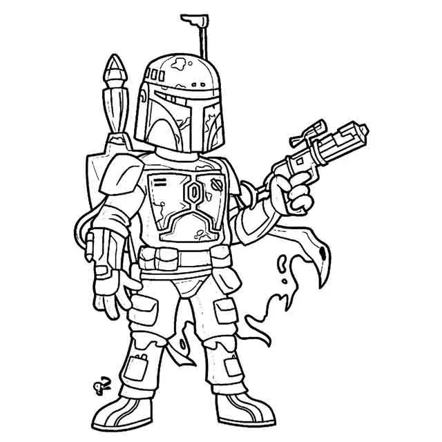 Mandalorian Ausmalbilder 4