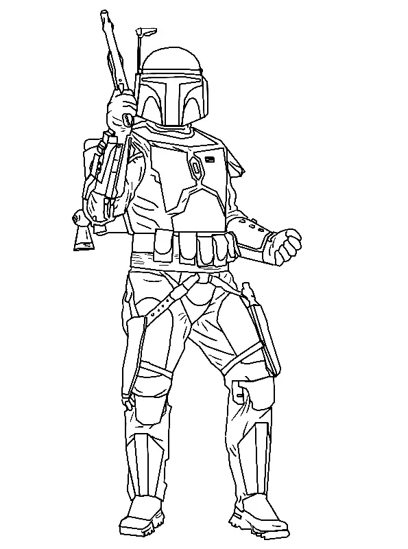 Mandalorian Ausmalbilder 46