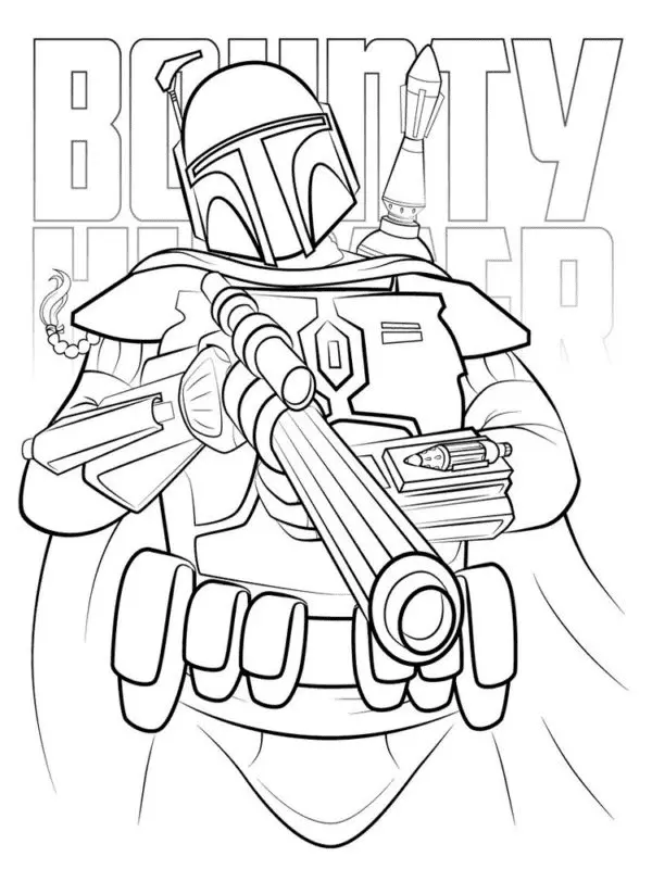 Mandalorian Ausmalbilder 47