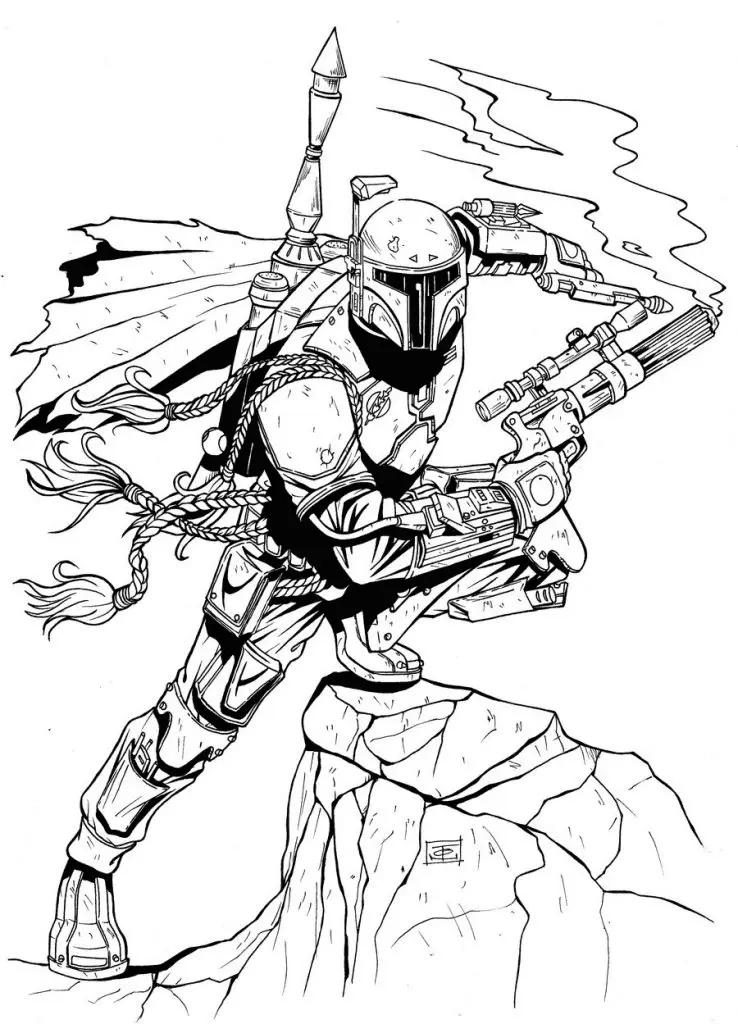Mandalorian Ausmalbilder 50