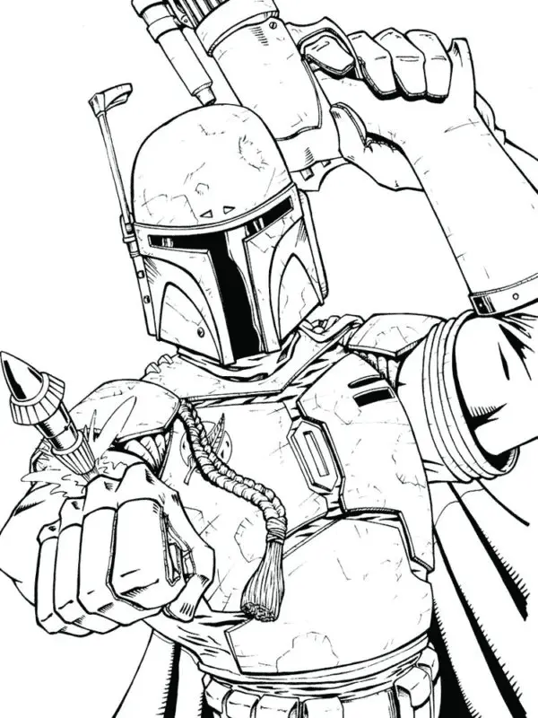Mandalorian Ausmalbilder 51