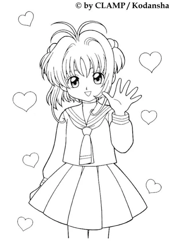 Manga Para Colorear 16