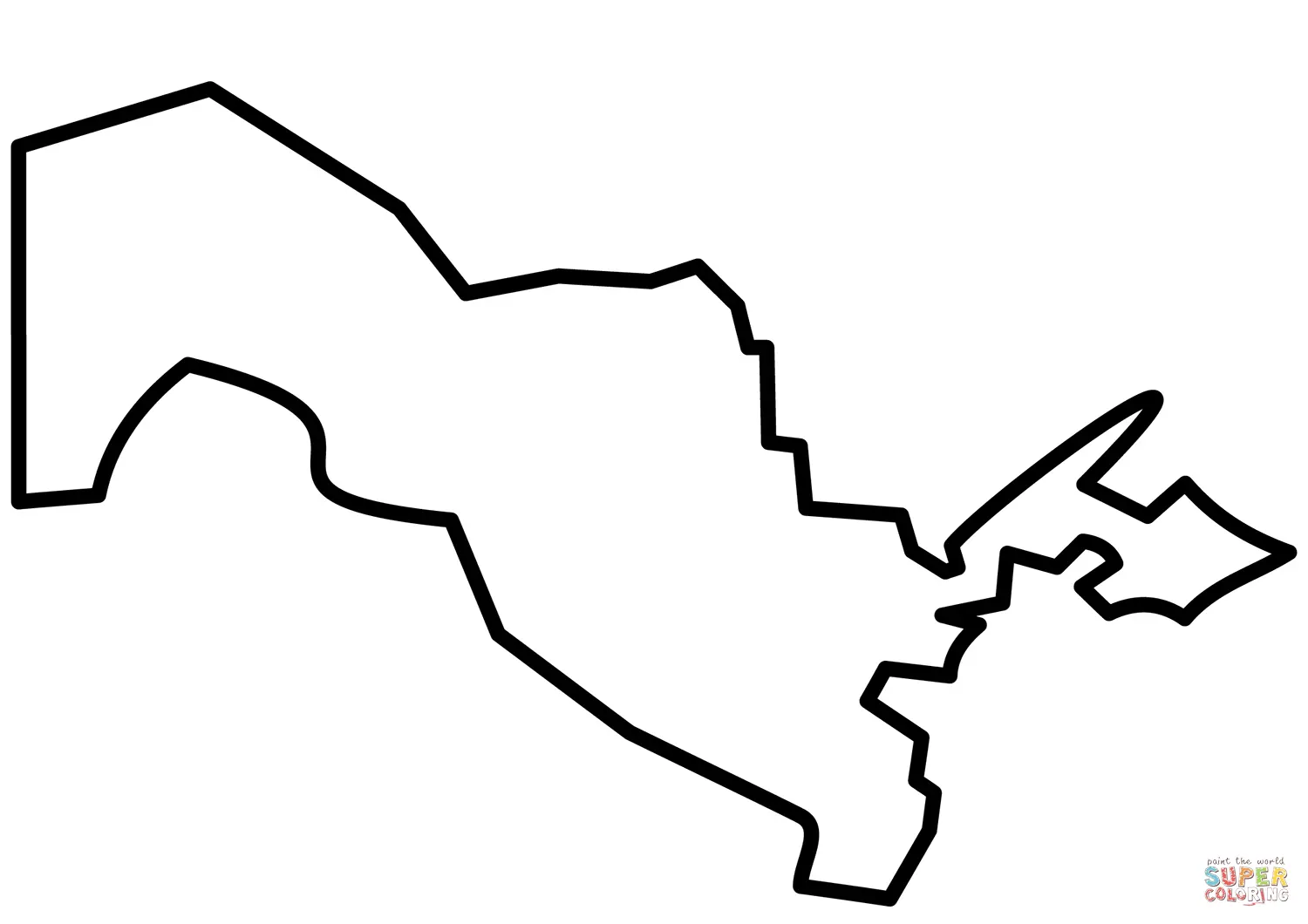 Maps coloring pages 14