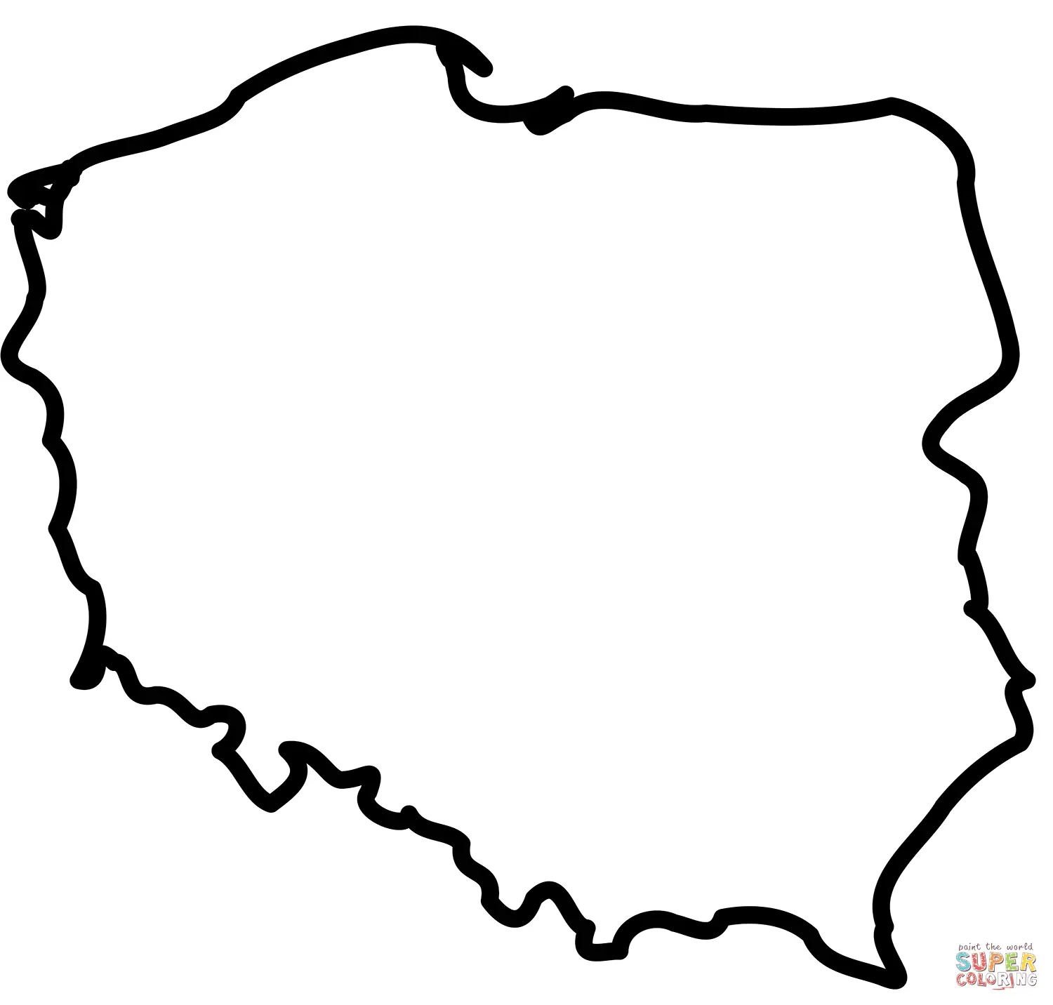Maps coloring pages 3