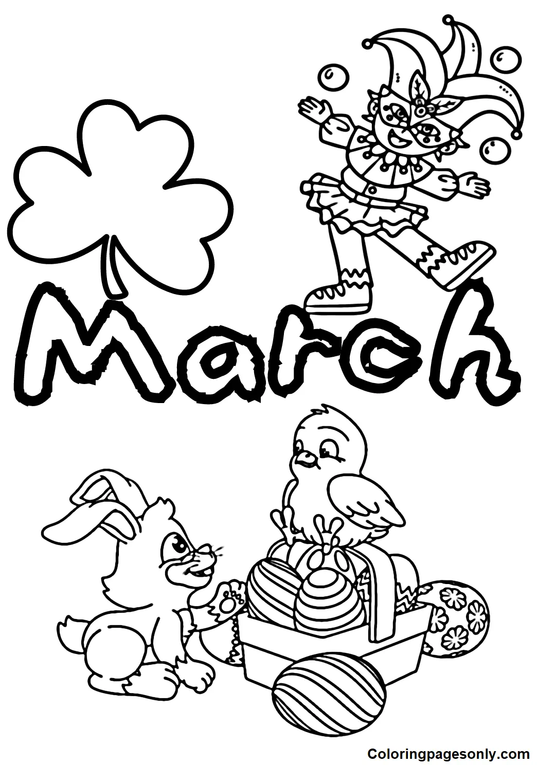 March Coloring Pages 22