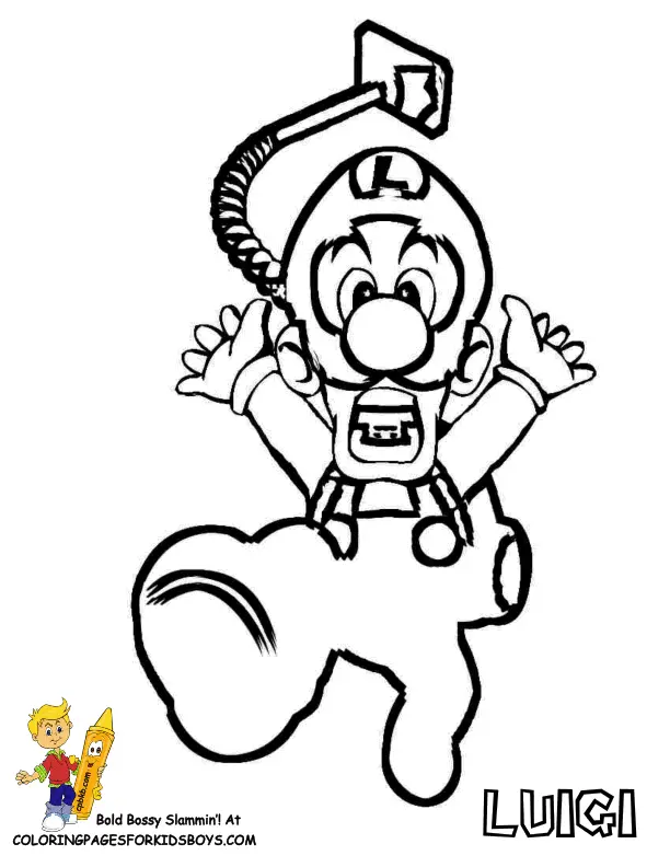 Desenhos de Mario and Luigi Para Colorir 3