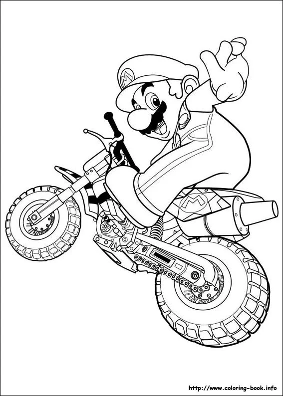 Desenhos de Mario and Luigi Para Colorir 34