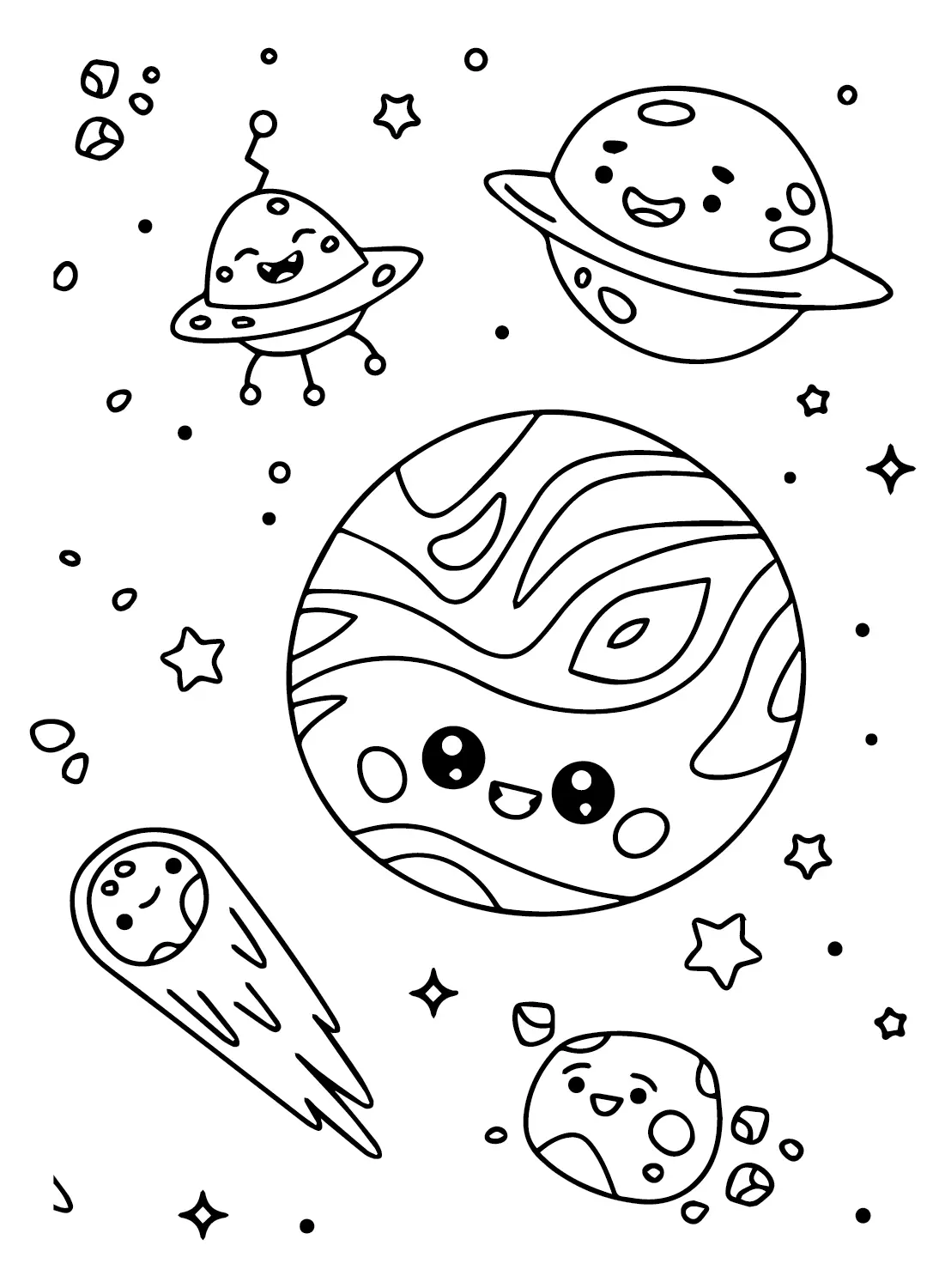 Desenhos de Marte Para Colorir 13