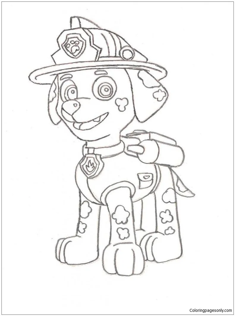 Marshall Paw Patrol Ausmalbilder 52