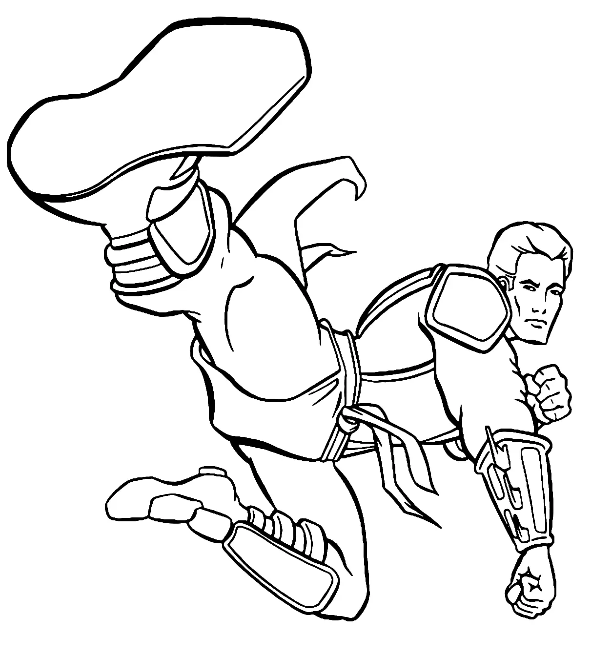 Martial Arts Coloring Pages 35