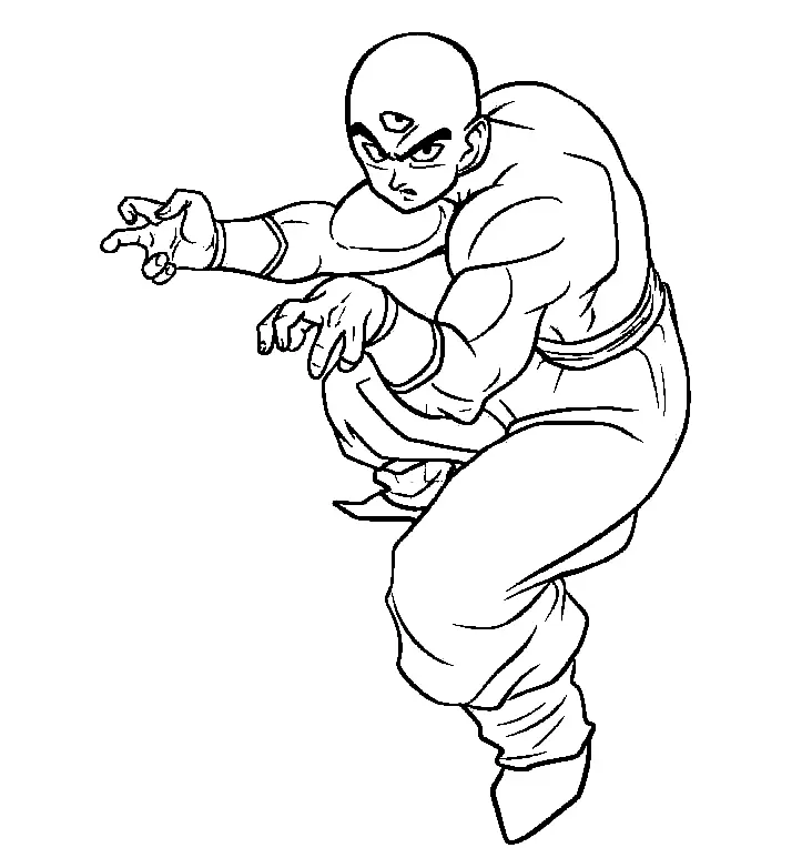 Ausmalbilder für Kampfsport 40
