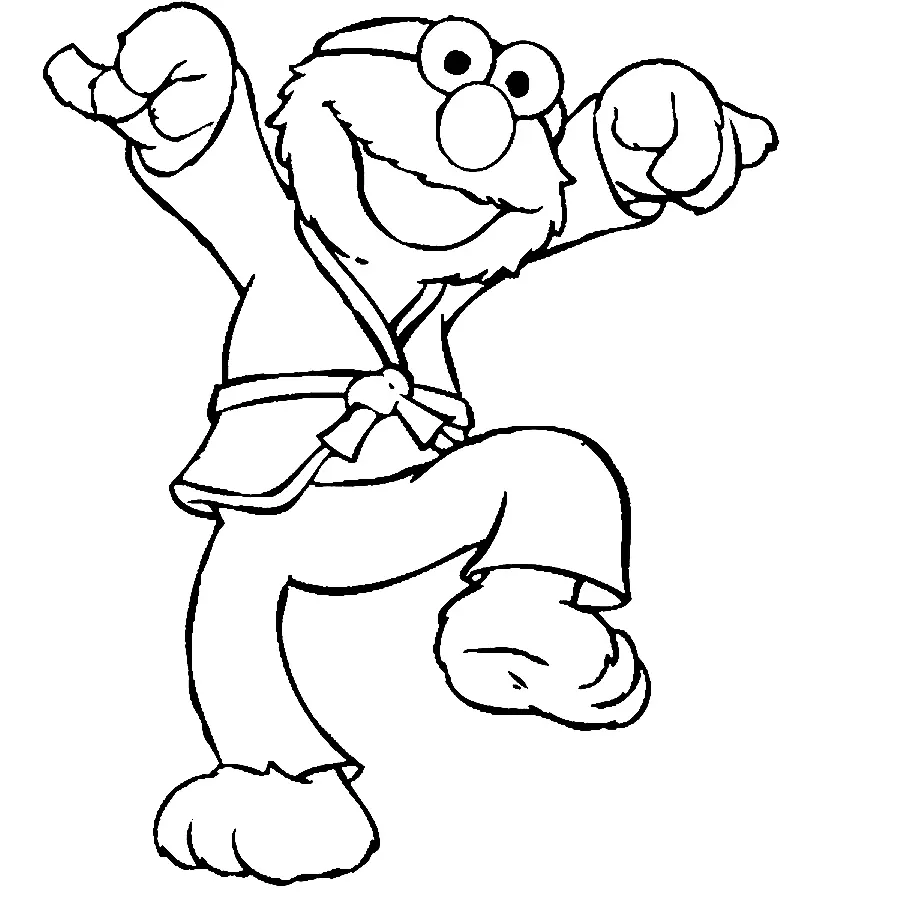 Artes Marciales Para Colorear 67