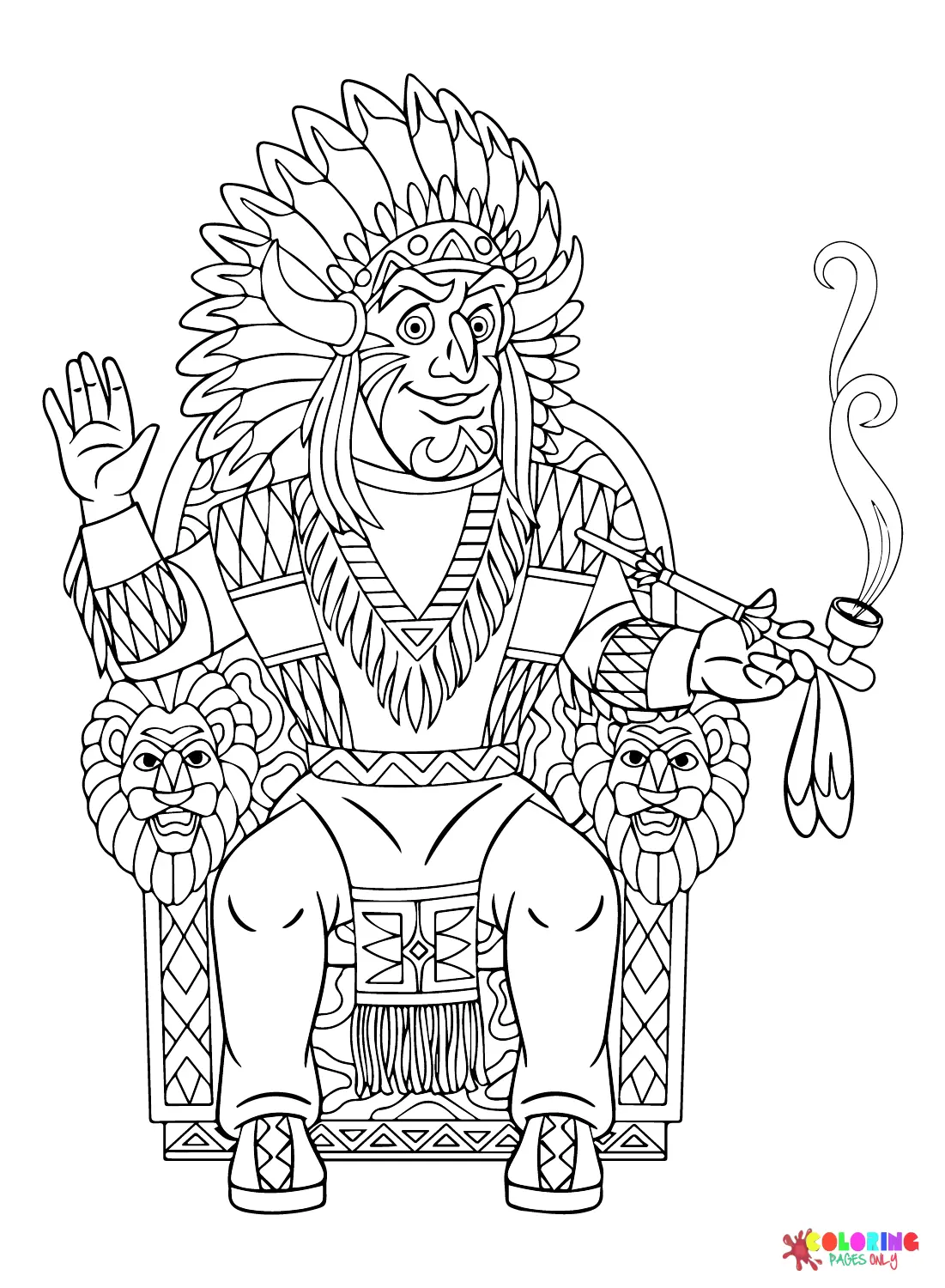 Maya civilization Coloring Pages 10
