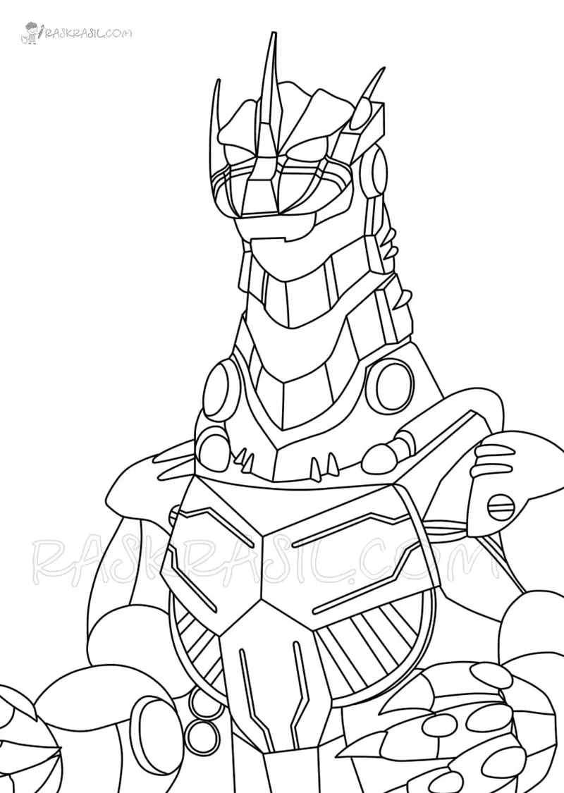 Mechagodzilla Para Colorear 12