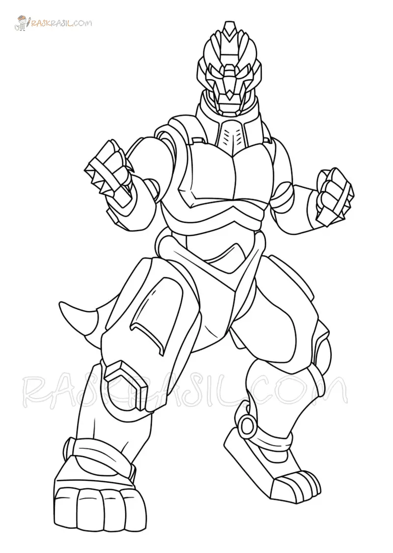 Mechagodzilla Ausmalbilder